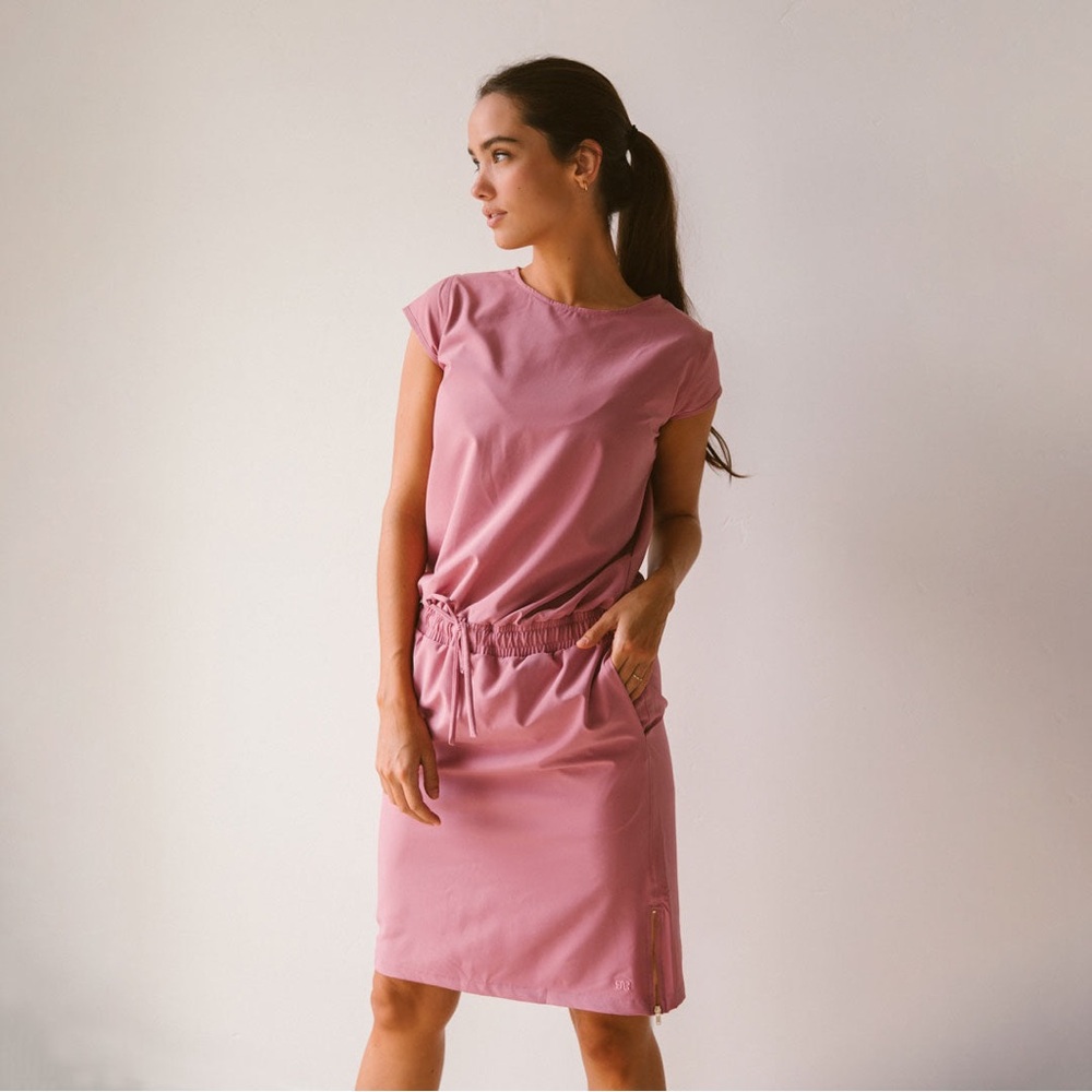 Albion Going Places Dress Mauve; Sz Large